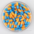 Waterproof Empty Pill Capsules Size 0 orange blue capsule shell Factory